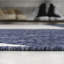 Tapis d'intérieur / extérieur bleu marine / crème à motif géométrique abstrait moderne Orbie-1625595851