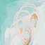 Printemps brise rose et turquoise I par Patricia Pinto - impression sur toile tendue-55810130