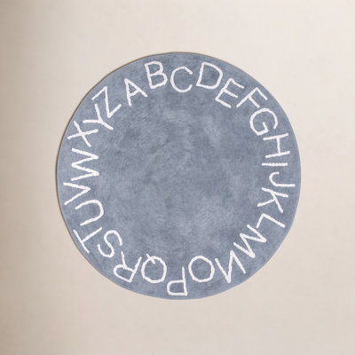 Alphabet SpinCleanhable Rug