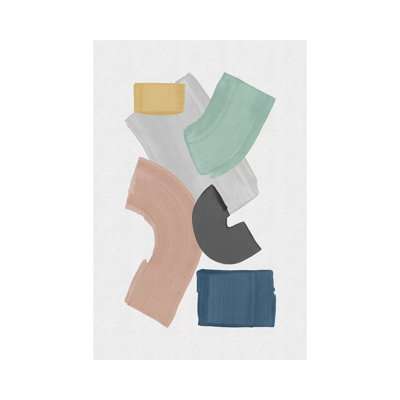 Pastel Paint Blocks by Orara Studio - Wrapped Canvas Painting