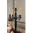 4pcs Black 5 Arm Candelabra Candle Holder For Wedding Table Centerpieces, Halloween Christmas Decorative Candelabra Candlestick (28 Inch Tall)-963107050