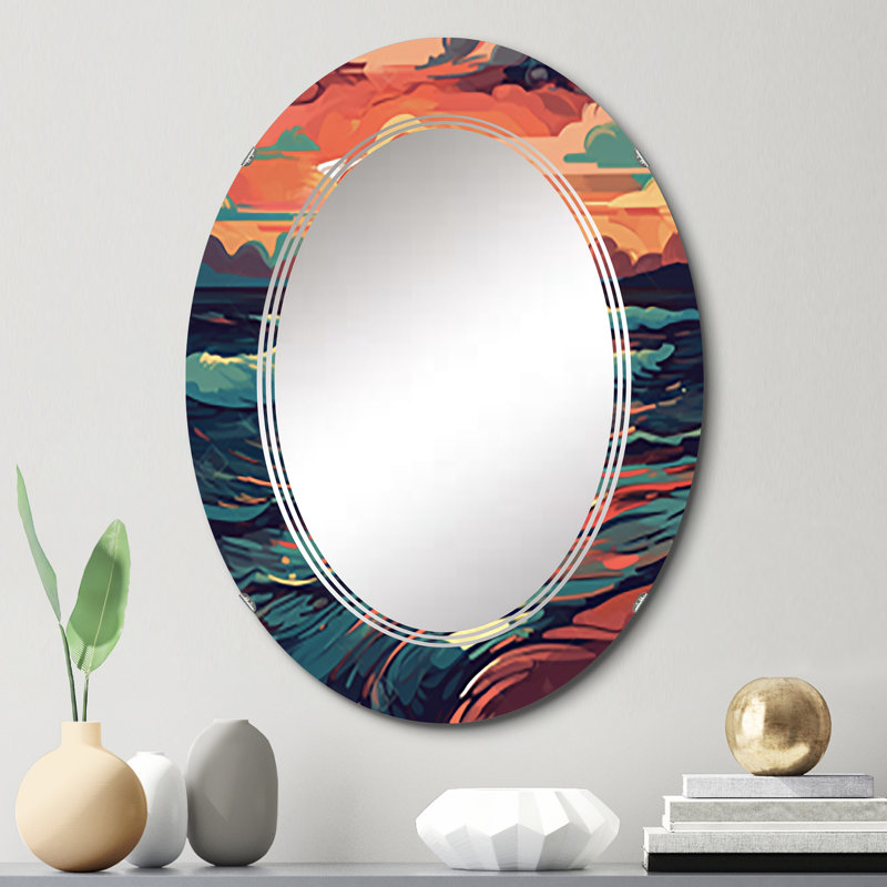 Miroir mural Zeyu, 30 po x 20 po