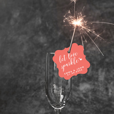 Cadre personnalisé sur mesure Let Love Sparkle