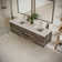 Fresca Formosa 72" Wall Mount Double Sink Bathroom Vanity Set with Top, Sink and Mirror (Faucet Not Included)