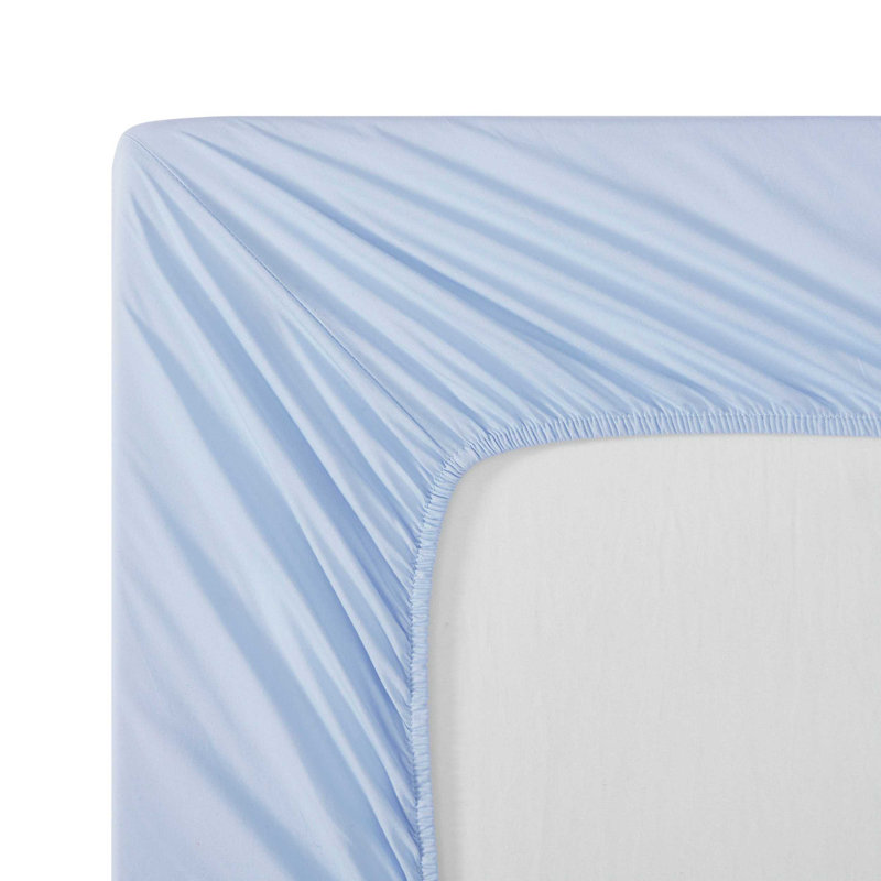 Drap-housse simple Tommy Hilfiger Hilfiger Essentials, Bleu, Lit simple