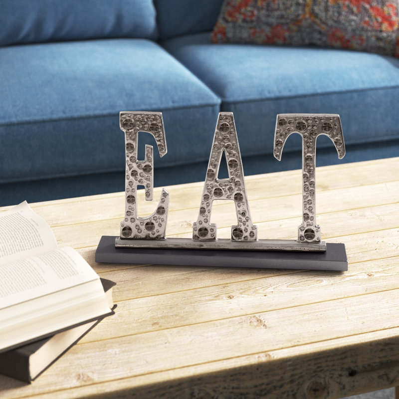 Dinah Text & Numbers Letter Block