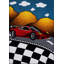 Tapis rouge / noir Kindig-29180313