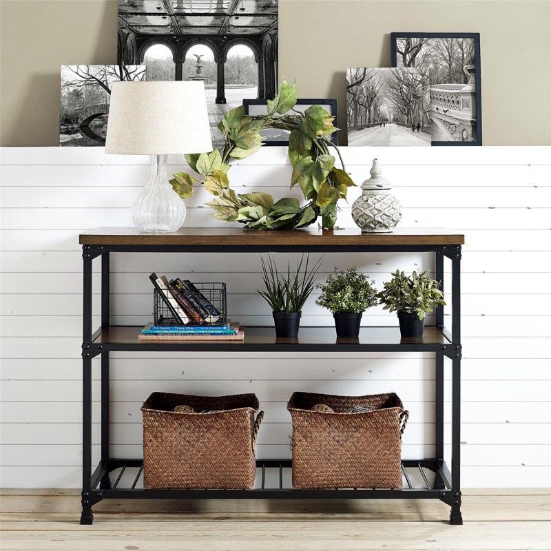Aerick 122cm W Metal Shelving Unit