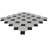 Ackland Silica White Octagon 12 in. x 12 in. Glossy Porcelain Mosaic Floor and Wall Tile