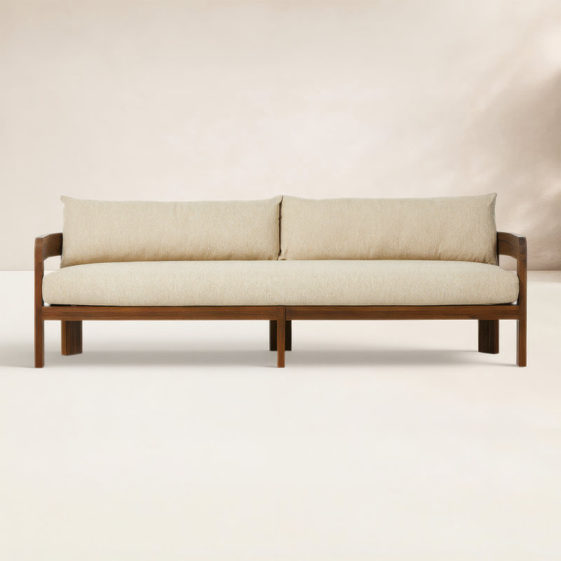 Jackson Outdoor Sofa-96"-Ellor Beige, Ellor Beige
