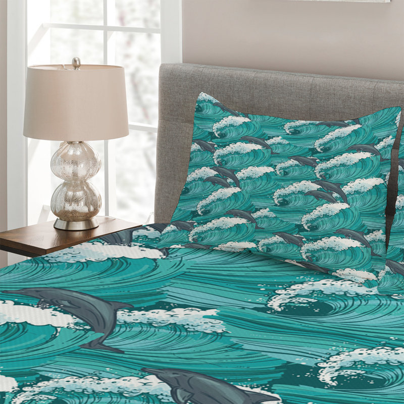 Coastal Polyester Coverlet