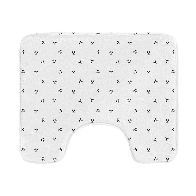 Tapis de salle de bain en U Skull