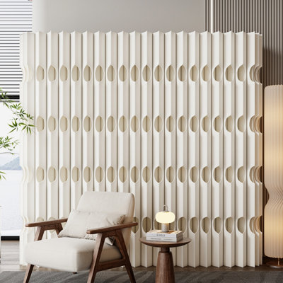 Paravent pliable et rétractable en papier, décoration murale originale, séparateur de pièce sans perçage pour la maison, le bureau et les expositions