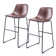 Parveena PU Leather Bar Stools With Back