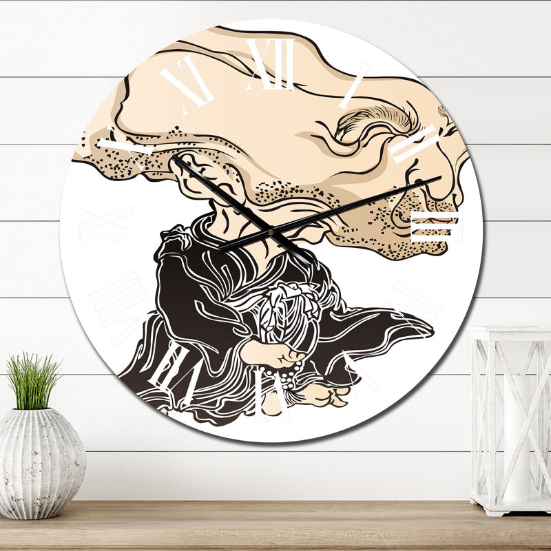 Horloge murale rétro Ukiyoe, Petit