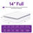 Sleep by Wayfair™ 10"/12"/14" Plush Cooling Gel Hybrid Mattress-1301876637-1231717444