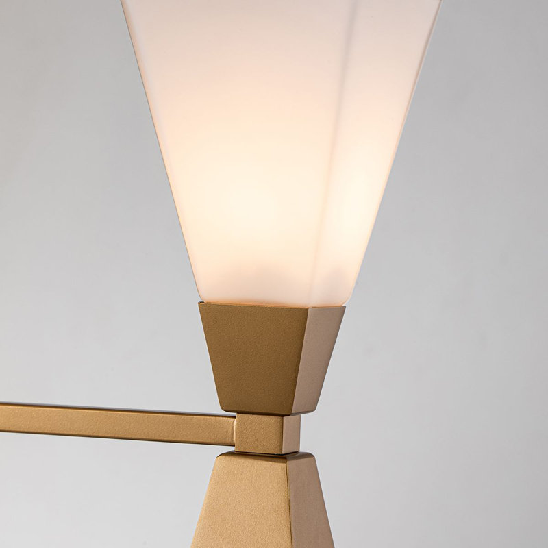 Bowtie 3 Light Vanity Light, Lacquered Gold