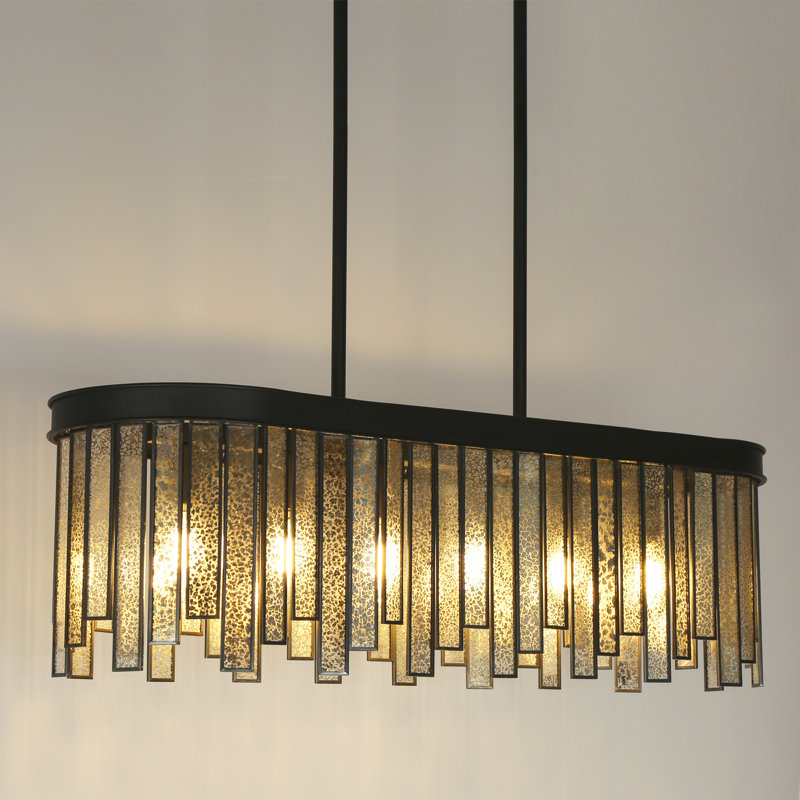 Shoshoni 6 - Light 28"W Linear Kitchen Island Pendant