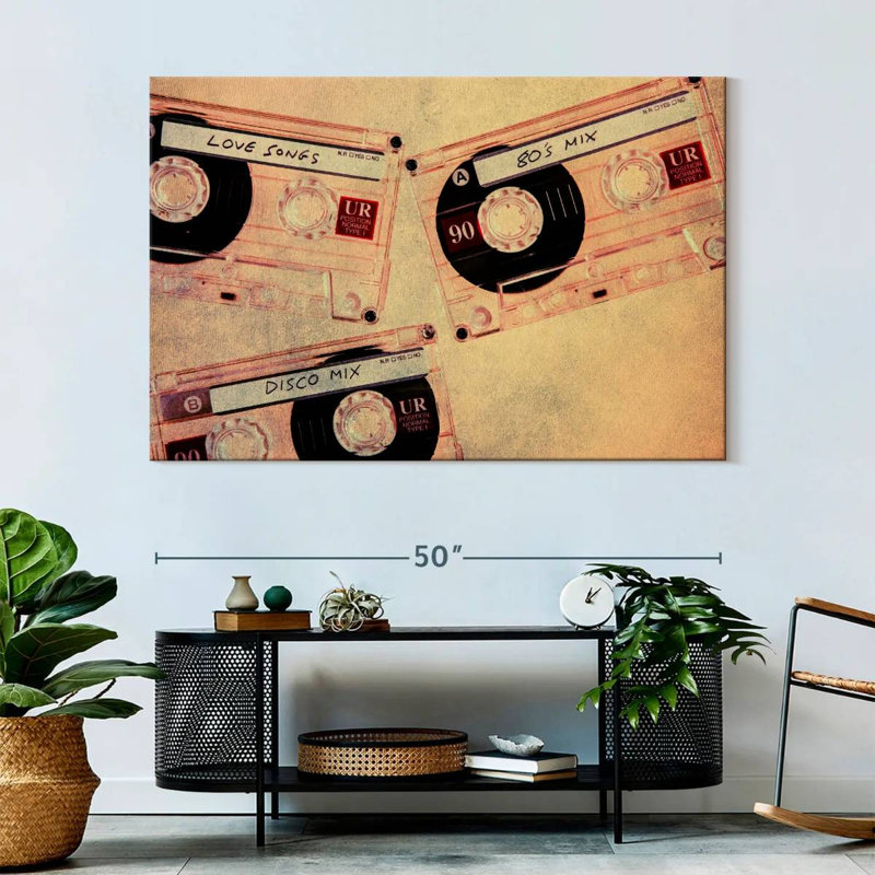 Cassette Abarca Old School, H 34 po x l 51 po