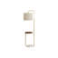 Lighting, H 67 po, lampe sur pied, port USB inclus, laiton métallique, abat-jour, contemporain-191297590