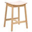 Upholstered Bar Stool with Solid Wood Frame