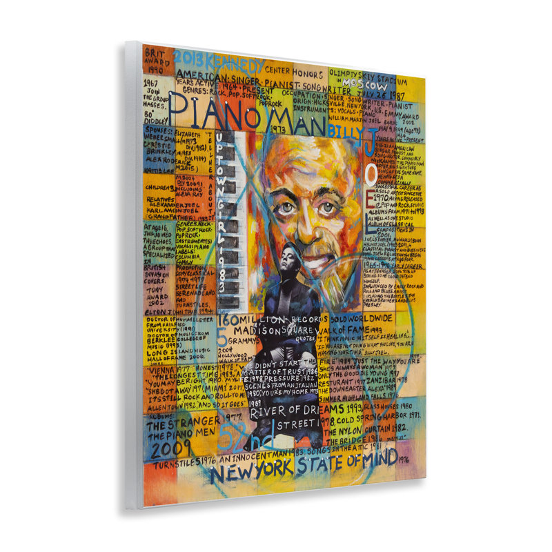 «Billy Joel Collage Wall Art» par Sabin
