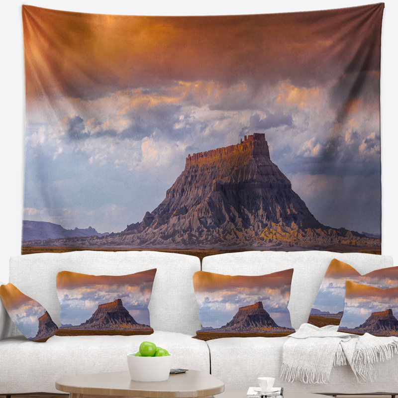 Tapisserie paysage paysage de l'Utah Buttle, H 32 po x l 39 po
