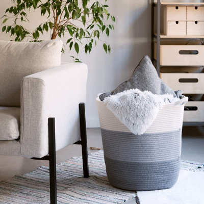 Breakwater Bay Cotton Rope Decorative Basket