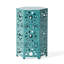 Table d'appoint 14 po sarcelle, fer - pour patio, boissons et table de collation-653567690