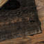 Table d'appoint carrée industrielle brune pour la vie principale, avec des lampes supérieures spacieuses, un tiroir et une tablette ouverte, un rangement pratique et lisse