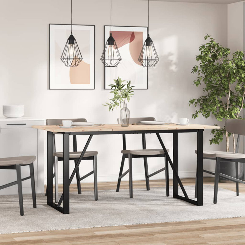 Solid Wood Table Top, 1.7cm H x 159cm W x 80cm D