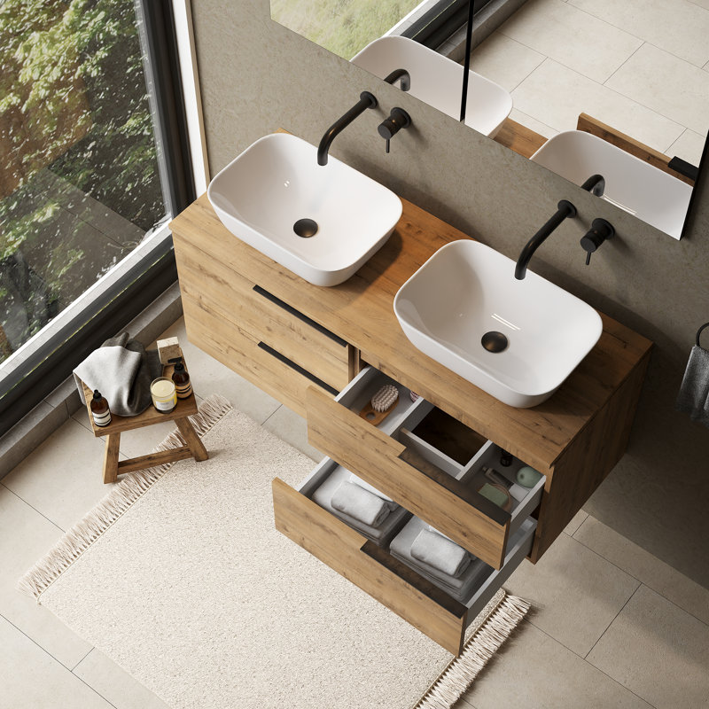 Aernout 2mm Single Bathroom Vanity with Basin