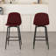 Tabourets de bar pivotants confortables, sièges en cuir pu, design moderne pour les cuisines