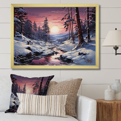 «Pine Tree Winters Magic III» sur toile