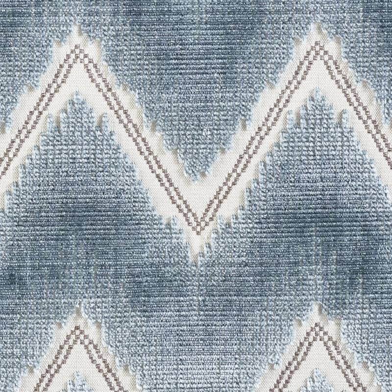 Tissu en velours à chevrons, Minéral