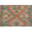 Rectangle 60 cm x 90 cm Geometric Wool Hand Woven Kilim