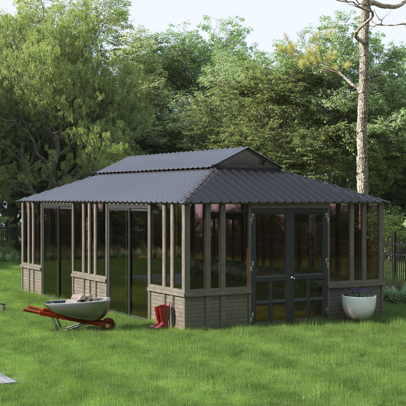 28 pi X P 15,5 pi D Pavillon de jardin en composite Ultrawood