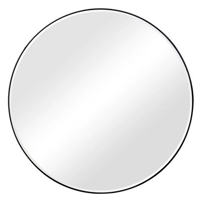 Letendre Metal Flat Wall Mirror