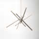 Rochelle 5 Light Metal Dimmable LED Sputnik Chandelier