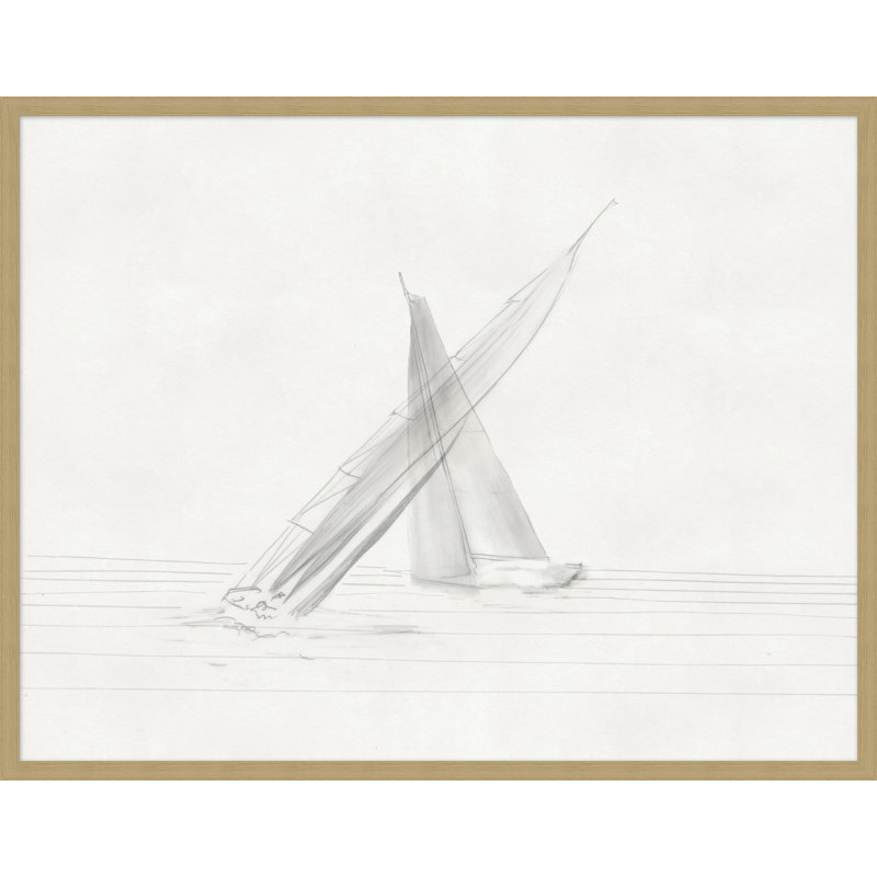 «Sailors Sketch 3» par Nathan Turner - reproduction de photo encadrée sur papier
