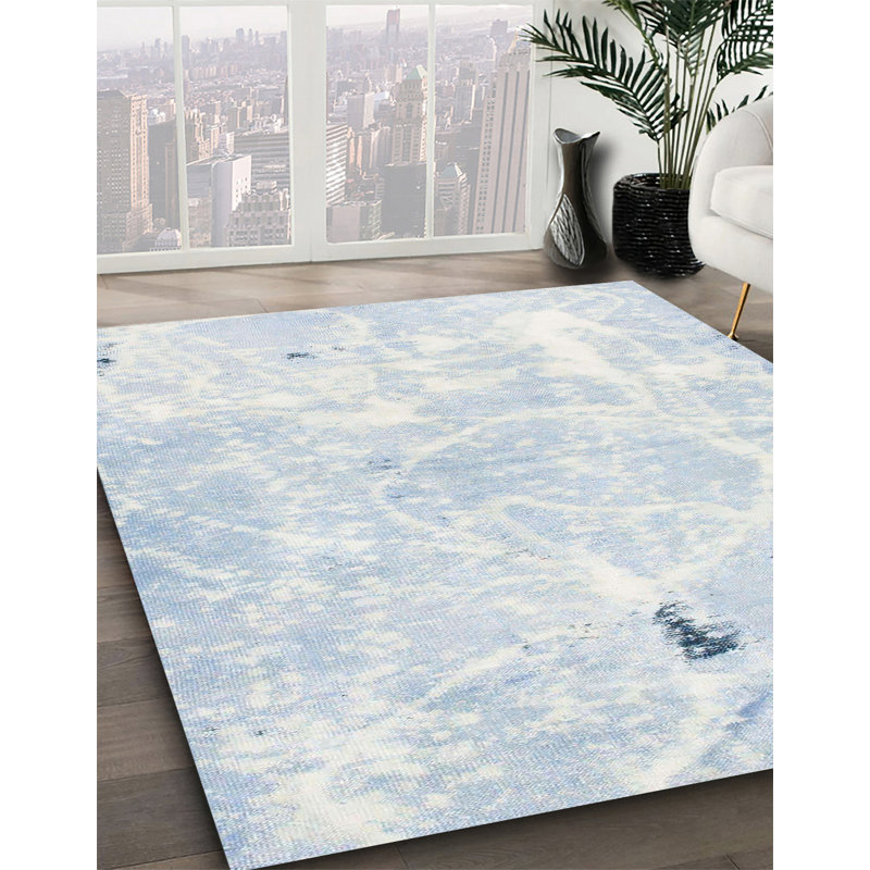 Abstract Indoor Rug, Round 7'