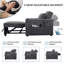 Fauteuil-lit convertible 3-en-1 avec massage et chaleur-662037049