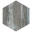 Carrelage mural en porcelaine 9 po x 10 po Suomi Hex