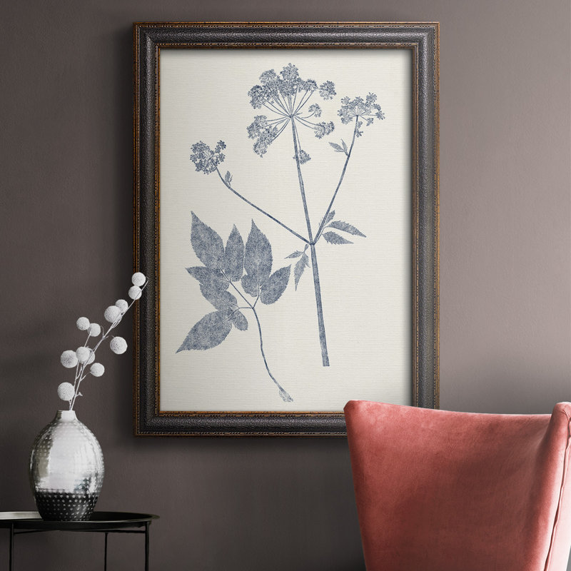 Marine Botanicals IV, toile encadrée de qualité supérieure - prête à être accrochée, H 20 po x l 16 po x P 2,5 po