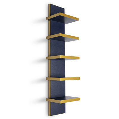 Pelicieux 5-Tier Solid Floating Wall Shelf