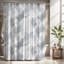 Rideau de douche avec tapis de bain-1866897436