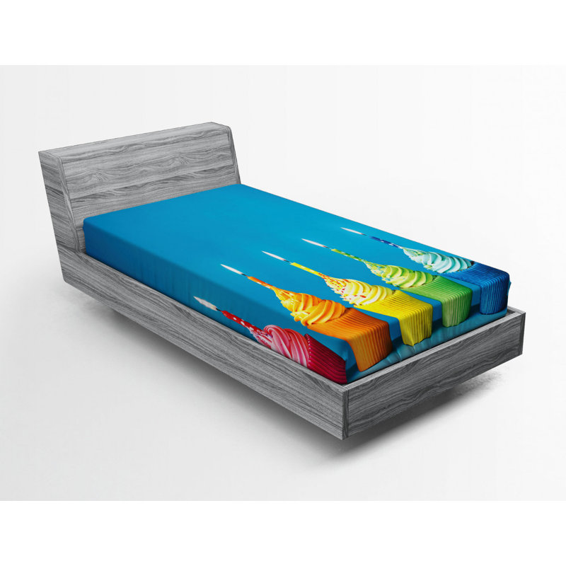 Microfiber Fitted Sheet, Twin Fitted Sheet
