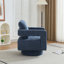 Fauteuil d'appoint pivotant revêtu de tissu bouclé-112730288