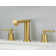Widespread 2-handle Bathroom Faucet with Drain Assembly