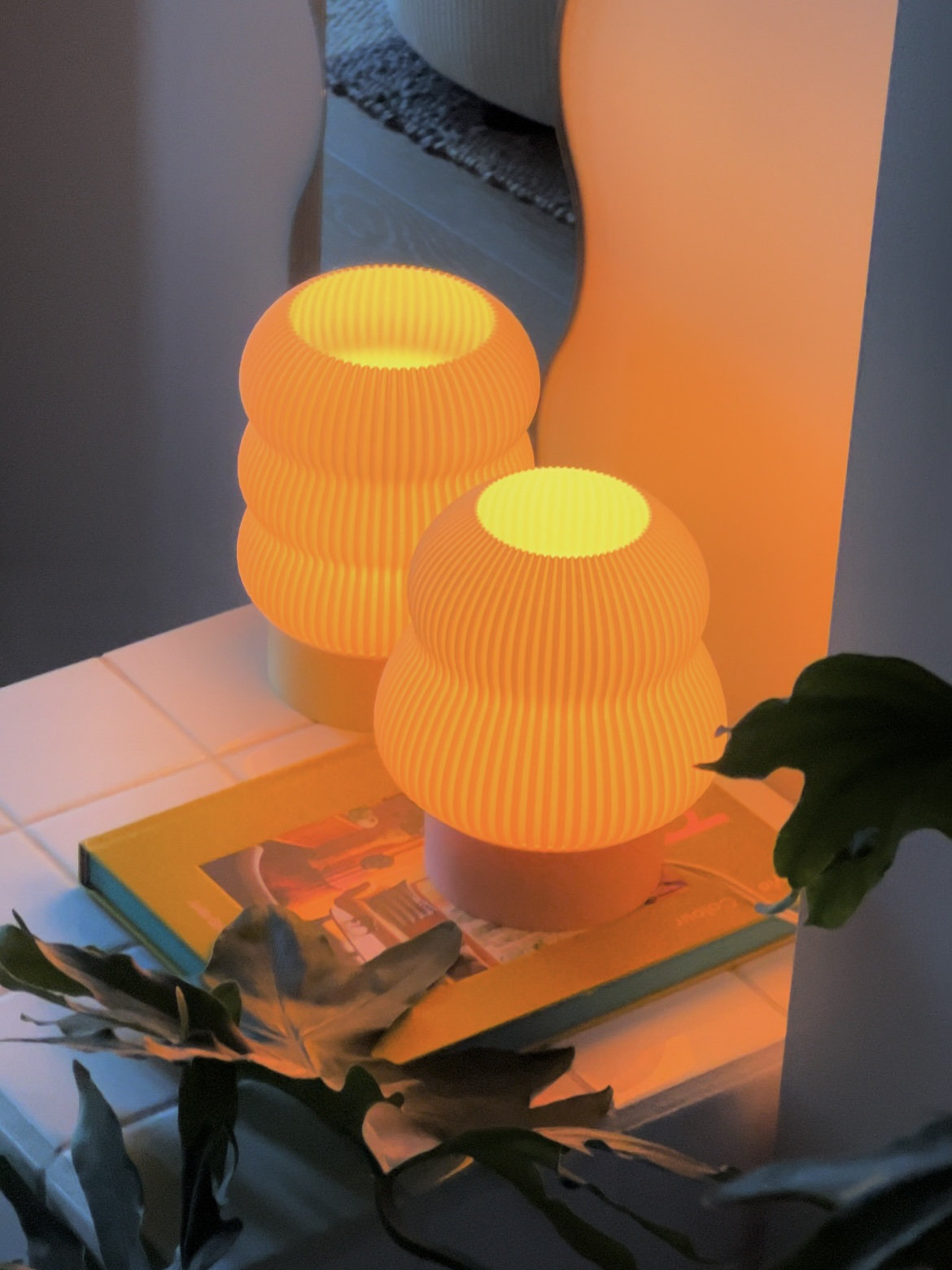 Nella Home Lola Lamp Banana Cream | AllModern